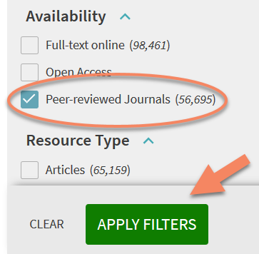 DIY peer review filter