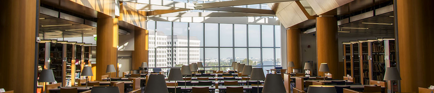 8th floor Grand Reading Room in King Library