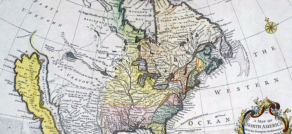 A Map of North America : with the European settlements & whatever else is remarkable in ye West Indies, from the latest and best observations