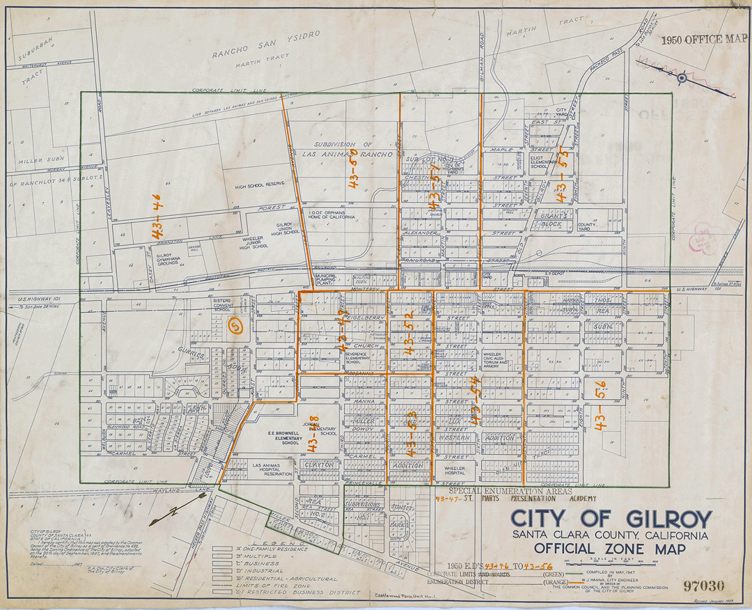 Gilroy Map