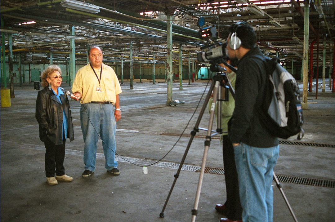 Frances Pacheco Wells, Interviewed by Joe Rivera and Margo McBane, Ph.D., Videographer Rick Romero, Del Monte Plant #3 after move. 