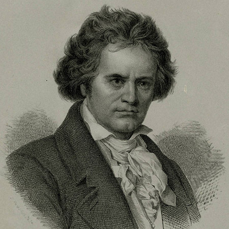 Photo of Beethoven Illustration