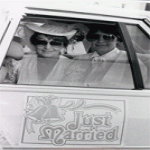 Johnnie Staggs and Terri Espy celebrate their wedding